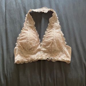 NWOT free Press lace halter bralette